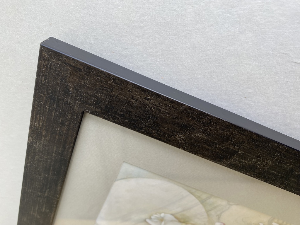 肉筆日本画「春を承く」