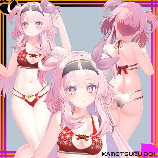 【桔梗・セレスティア用衣装】季節のビキニ【クリスマスVer追加】