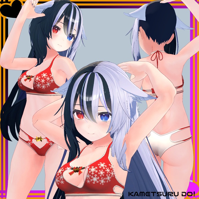 【桔梗・セレスティア用衣装】季節のビキニ【クリスマスVer追加】
