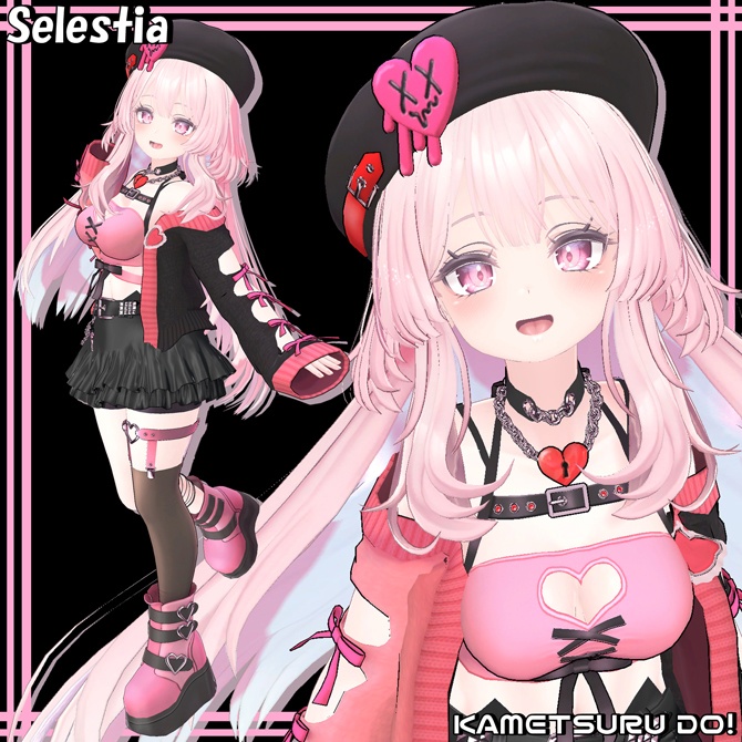 【桔梗・セレスティア・舞夜・萌用】❤ゆるパンクコーデ❤【衣装】