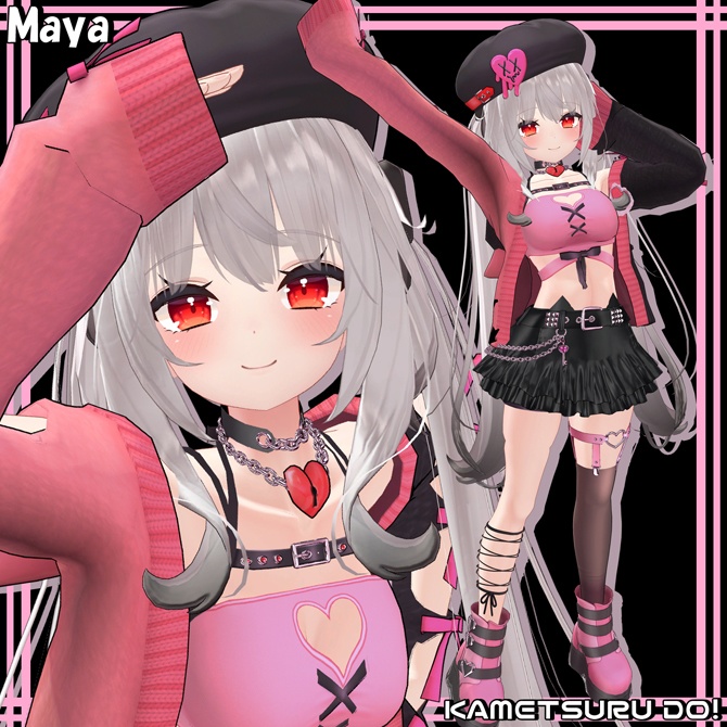 【桔梗・セレスティア・舞夜・萌用】❤ゆるパンクコーデ❤【衣装】