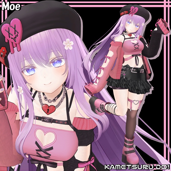 【桔梗・セレスティア・舞夜・萌用】❤ゆるパンクコーデ❤【衣装】