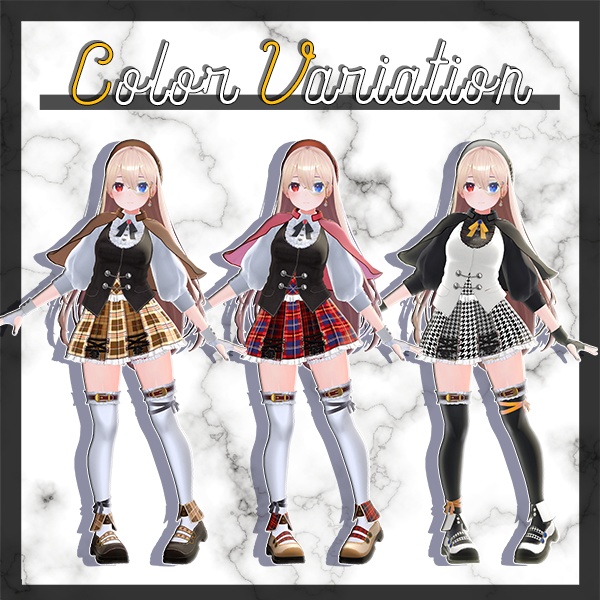 【5アバター対応】Novice Detective【衣装】