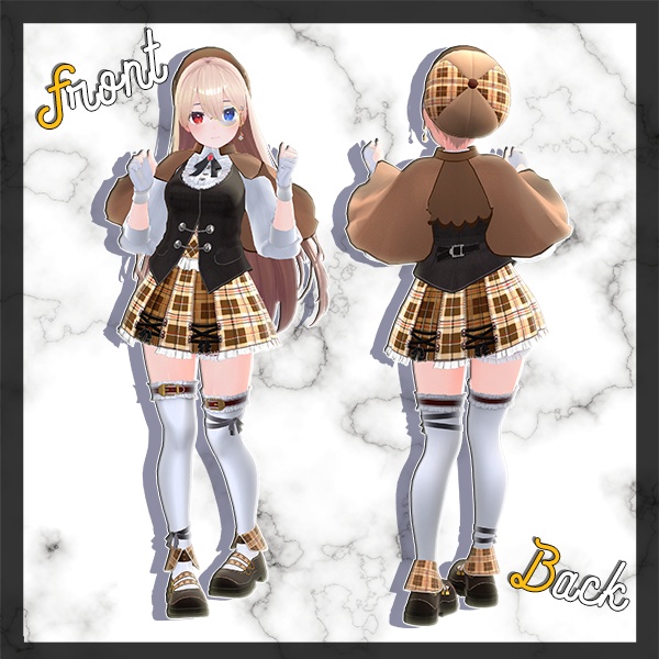 【5アバター対応】Novice Detective【衣装】