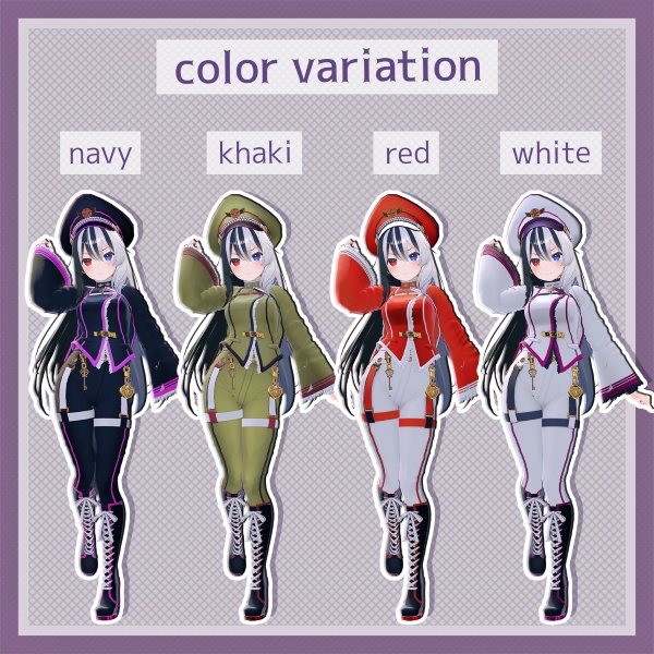 【5アバター対応】Imperial Style【衣装】