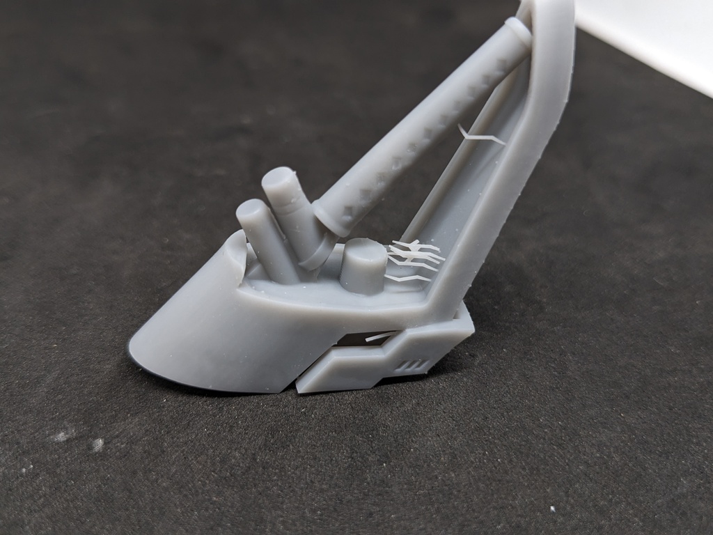 【アズレン】綾波の剣 ガレージキット/三五式「綾波」対艦強撃艤装