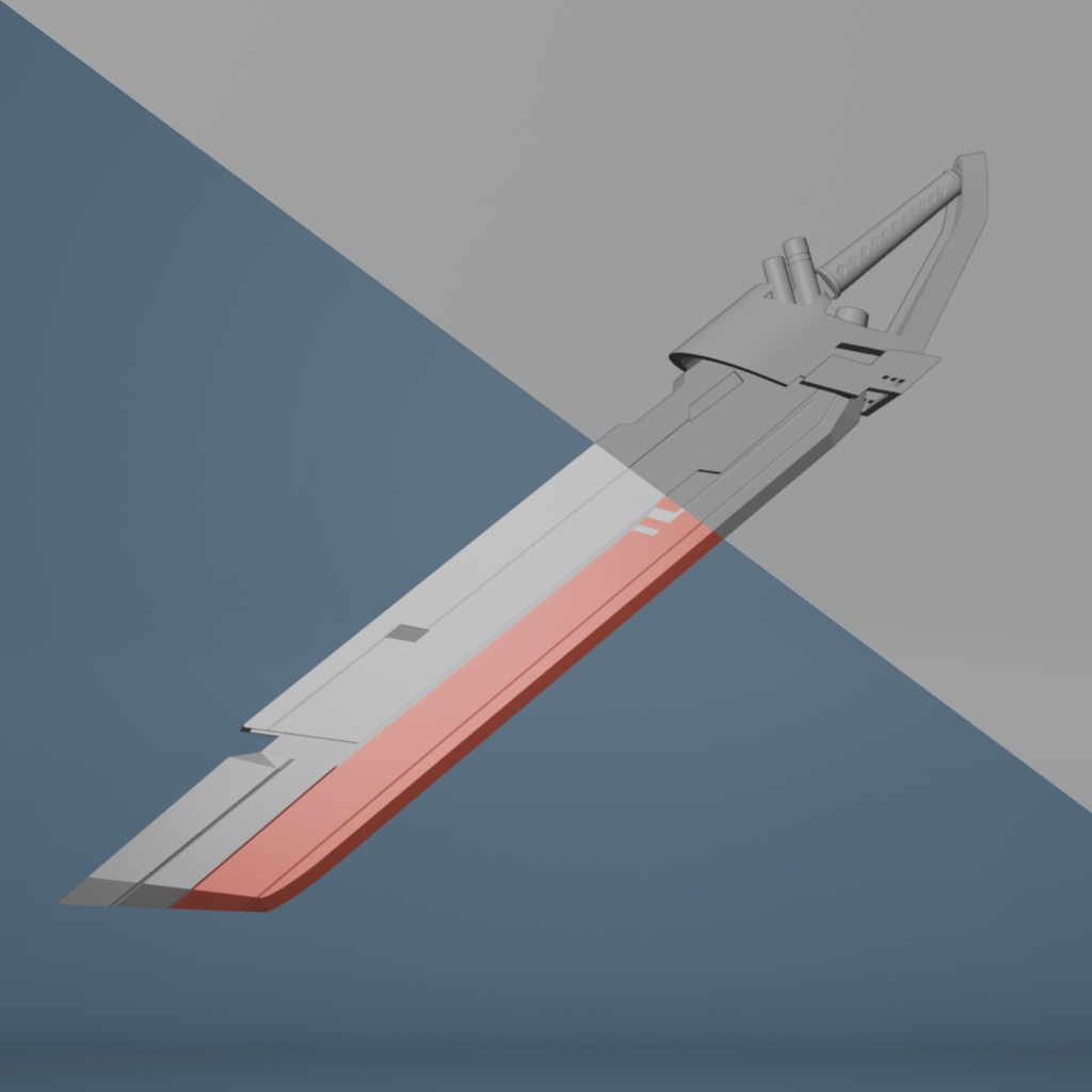 【アズレン】綾波の剣 ガレージキット/三五式「綾波」対艦強撃艤装