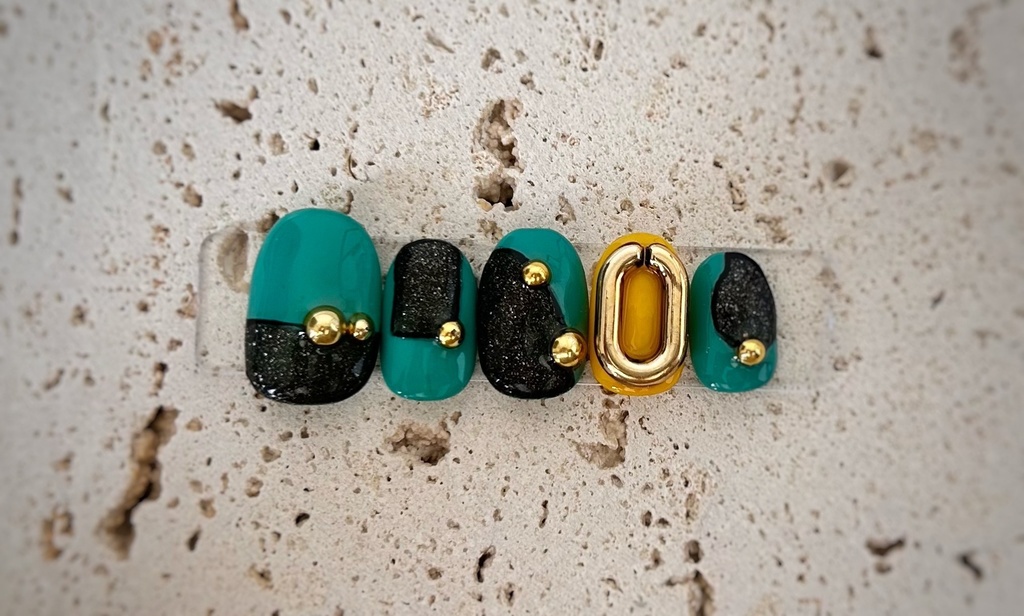 「崩スタ」アベンチュリンイメージネイルチップ