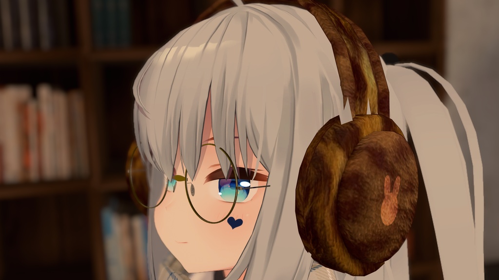 耳当て ボーン入り VRChat向けアクセサリ
