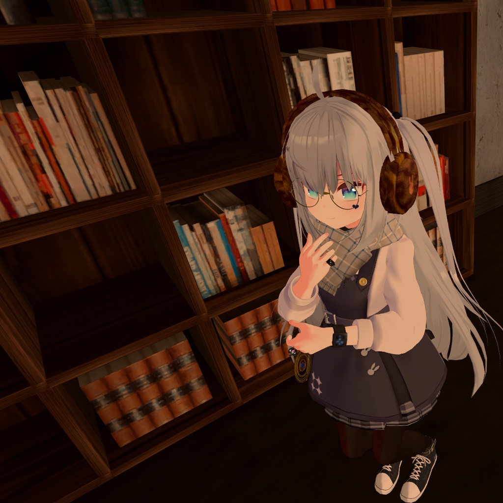 耳当て ボーン入り VRChat向けアクセサリ
