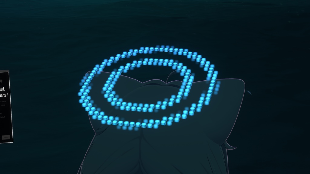 【ToNSaveManager OSC対応】【AudioLink対応】グリッドリング2 VRChat向けアクセサリ