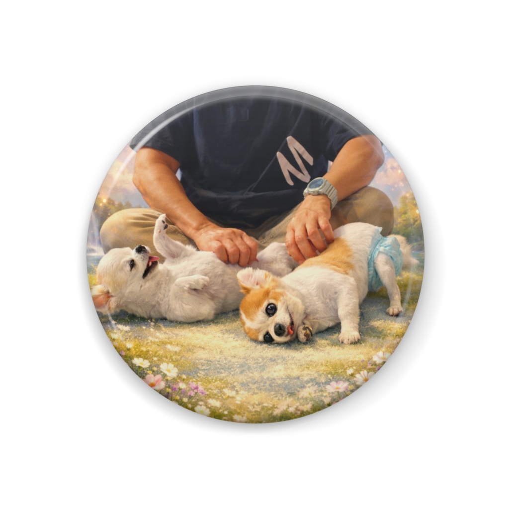 ダブル撫でて～♪　