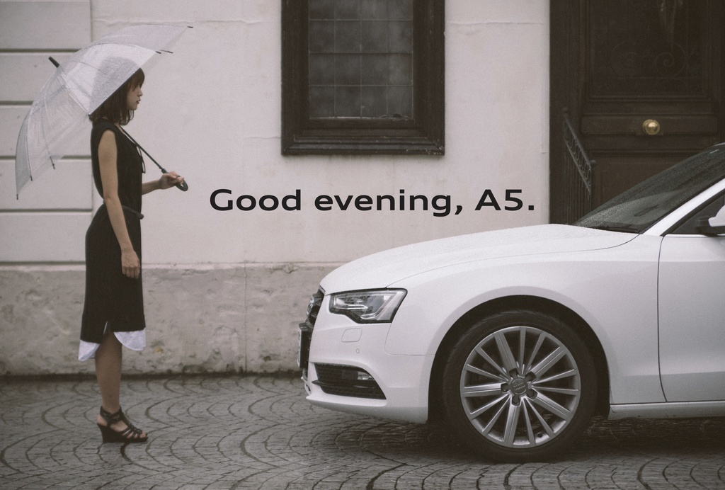 Audi×美女写真集「Good evening, A5」