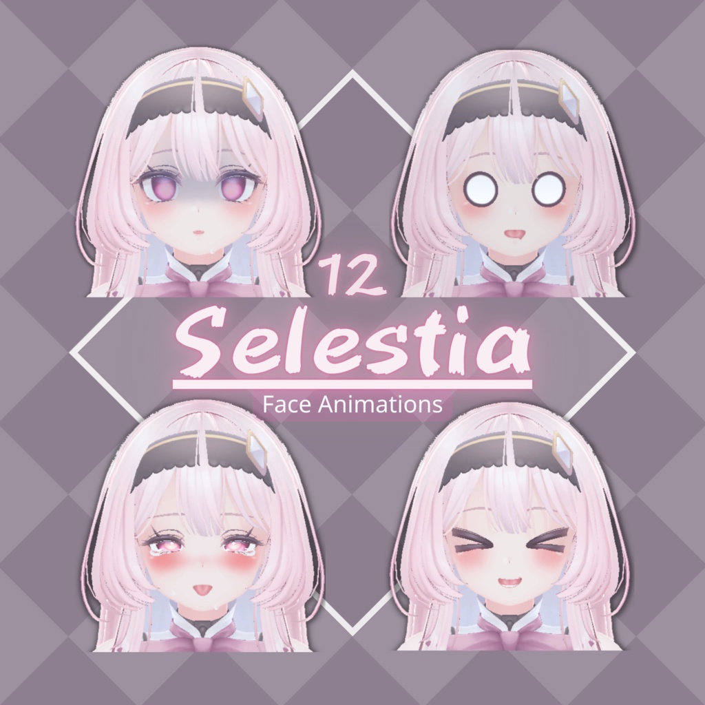 ✨12+1 Face Animations ✨ 【 Selestia セレスティア 】