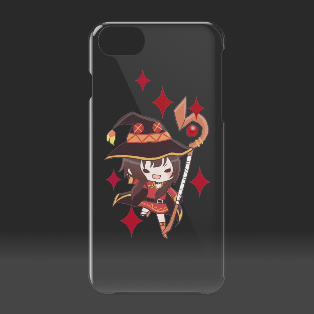 めぐみん クリアスマホケース