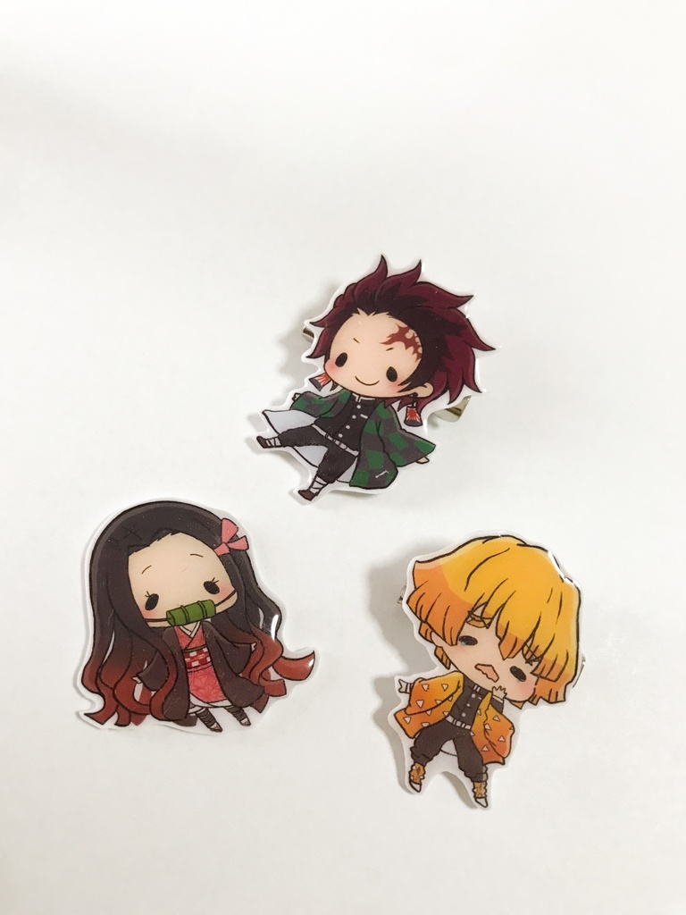 プラバンブローチ 鬼滅の刃 ちろの森 Booth