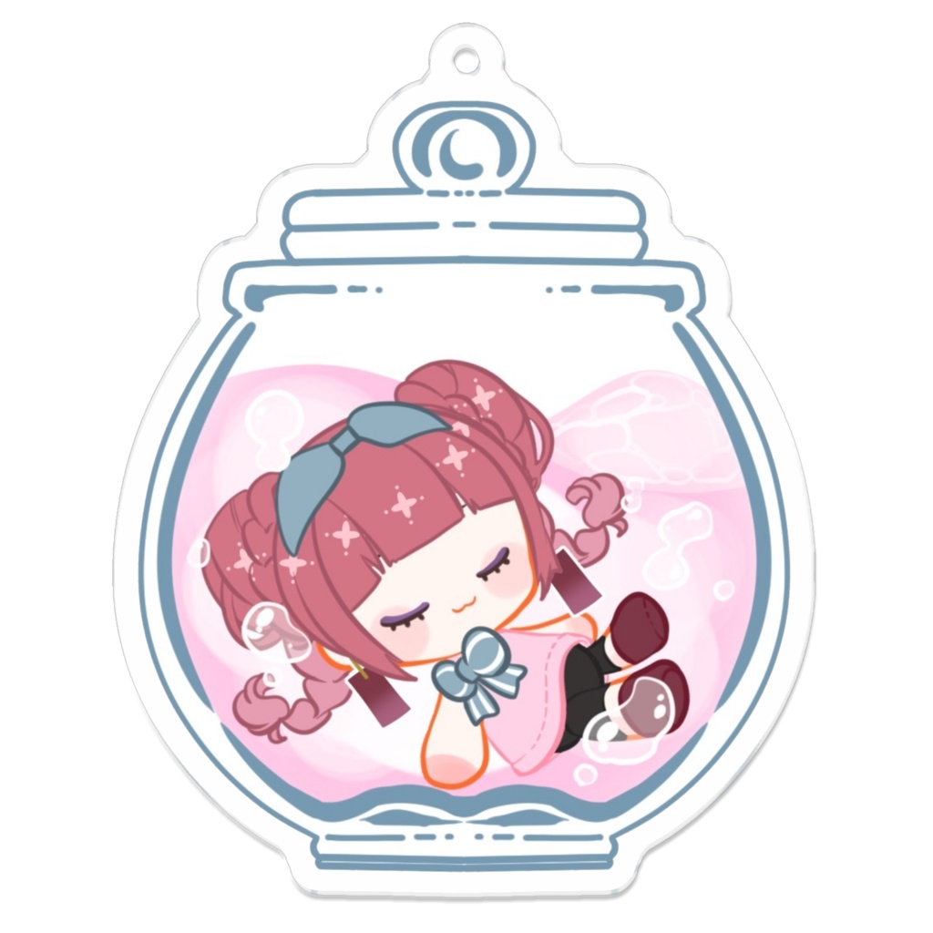 ハーバリウムアクリルキーホルダー