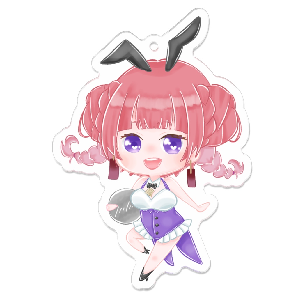 バニーガールアクリルキーホルダー