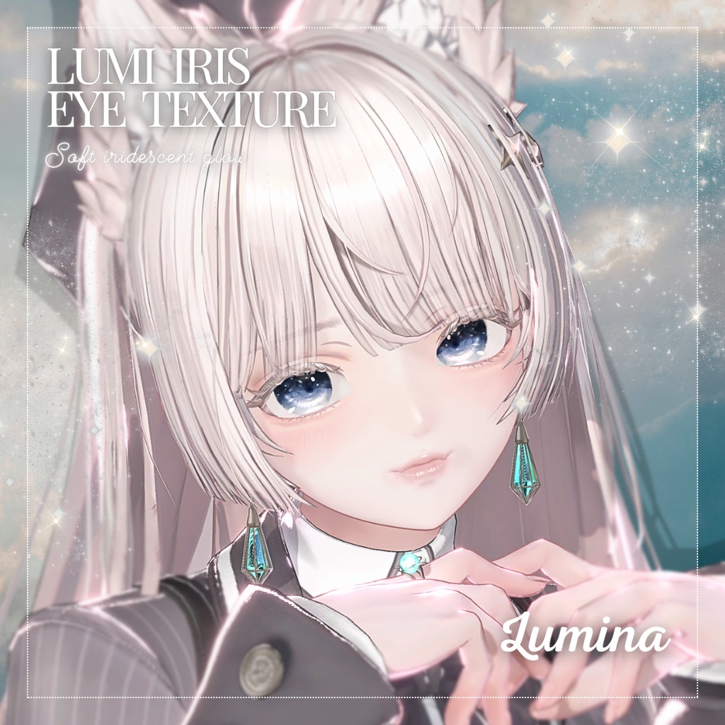 【8アバター対応】Lumi Iris EyeTexture【10colors】