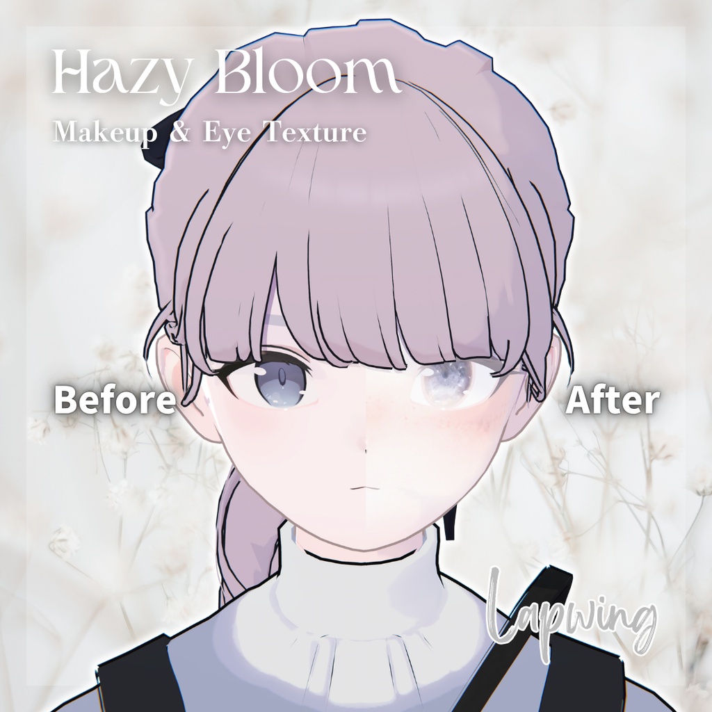 🌟SALE🌟【2アバター】Hazy Bloom Makeup & Eye Texture