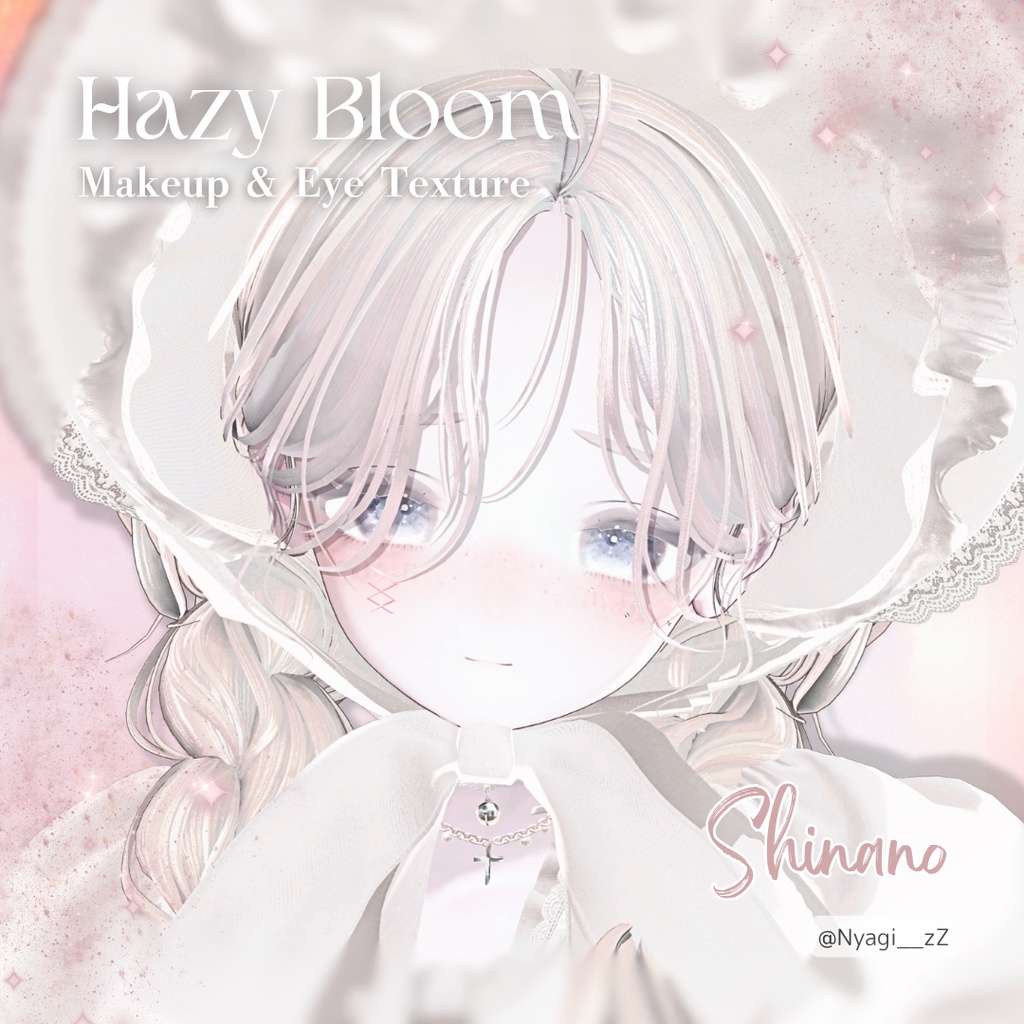 🤍Sale🤍【しなの - Shinano】Hazy Bloom Makeup & Eye Texture