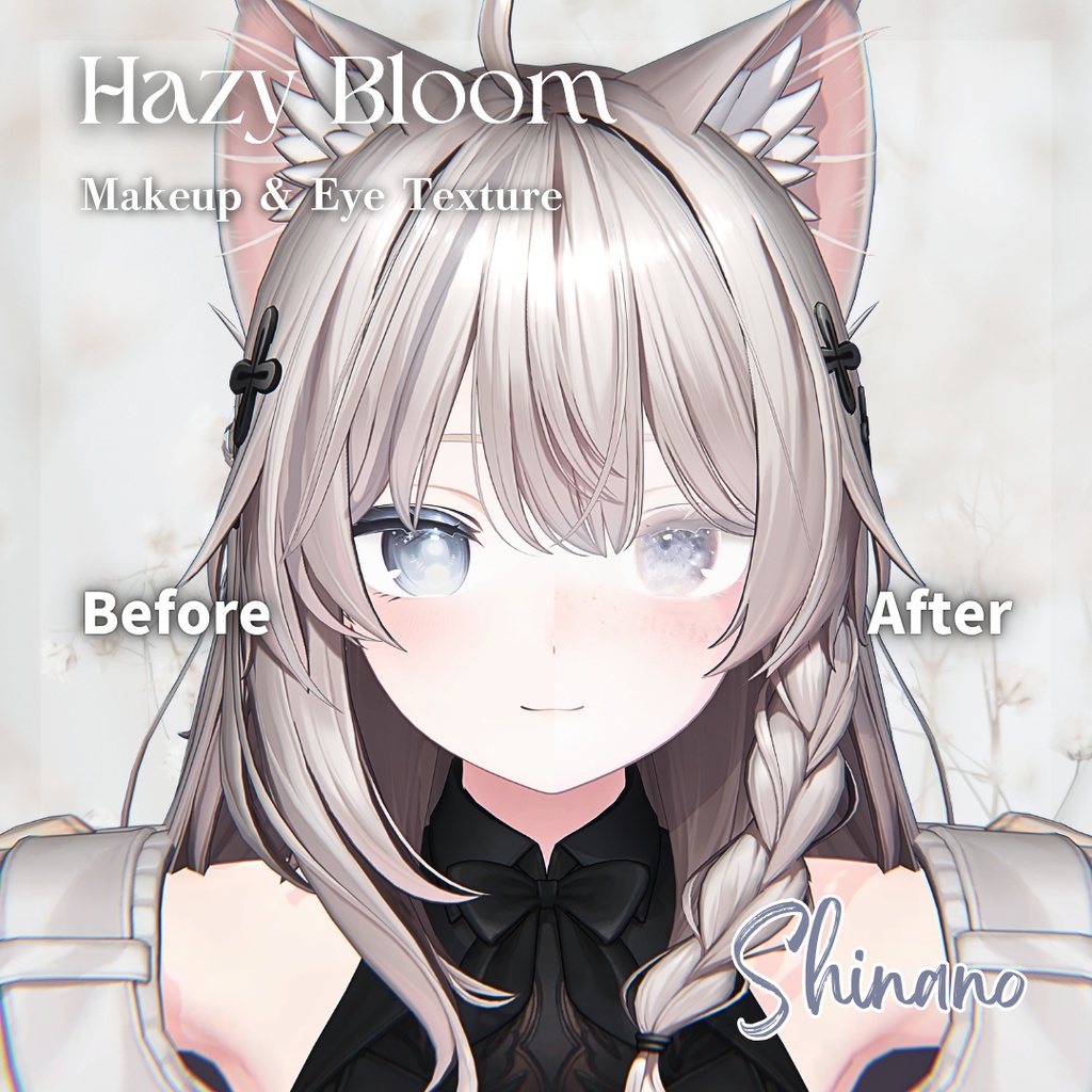 🤍Sale🤍【しなの - Shinano】Hazy Bloom Makeup & Eye Texture