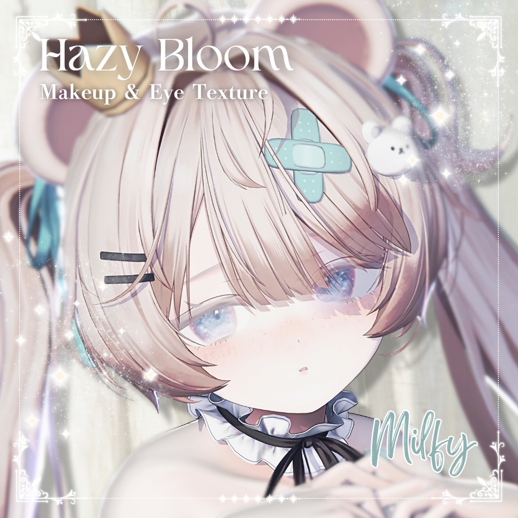 🌟SALE🌟【3 Avatars】Hazy Bloom Makeup & Eye Texture