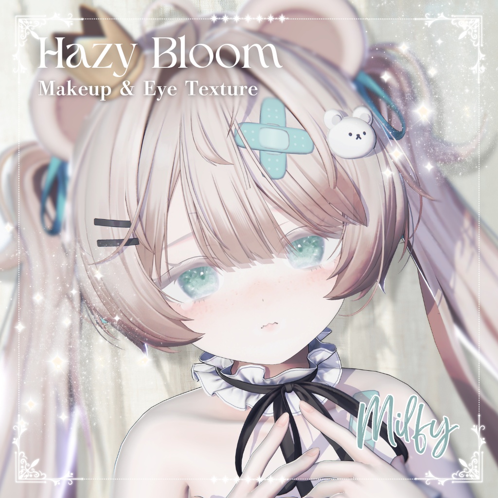 🌟SALE🌟【3 Avatars】Hazy Bloom Makeup & Eye Texture