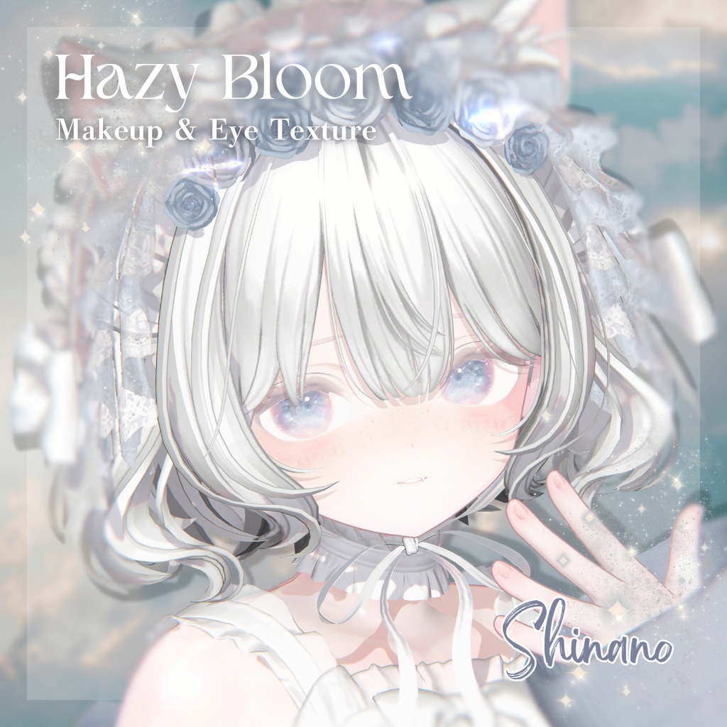 🤍Sale🤍【しなの - Shinano】Hazy Bloom Makeup & Eye Texture