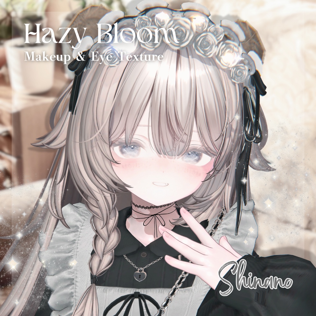 🤍Sale🤍【しなの - Shinano】Hazy Bloom Makeup & Eye Texture