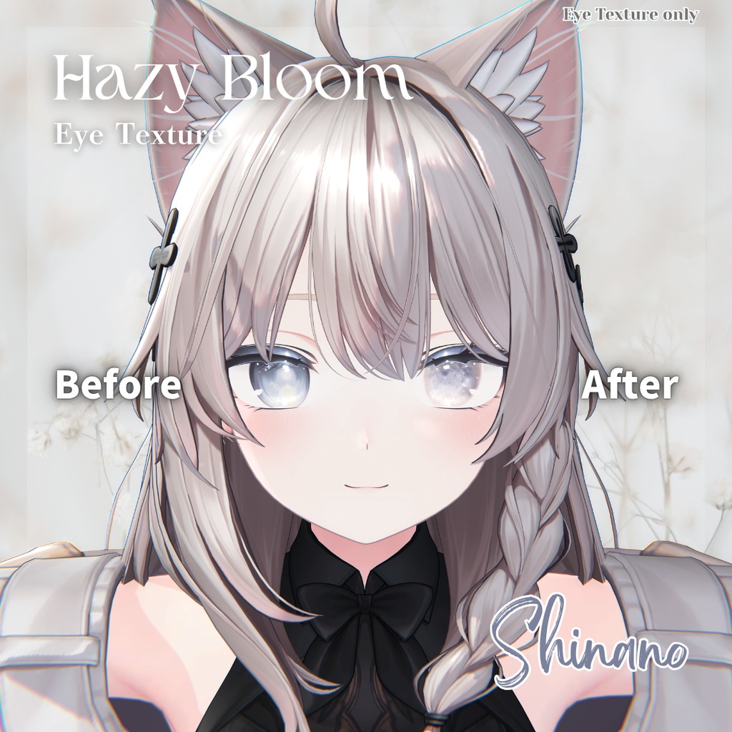 【6アバター対応】Hazy Bloom Eye Texture【5colors】