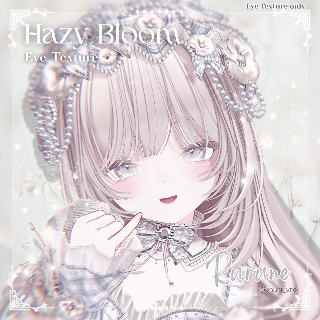【15アバター対応】Hazy Bloom Eye Texture【5colors】