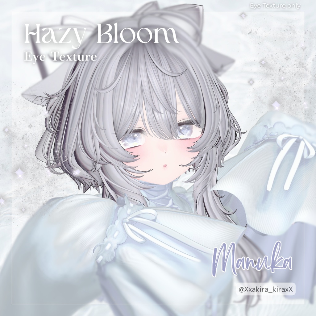 【6アバター対応】Hazy Bloom Eye Texture【5colors】