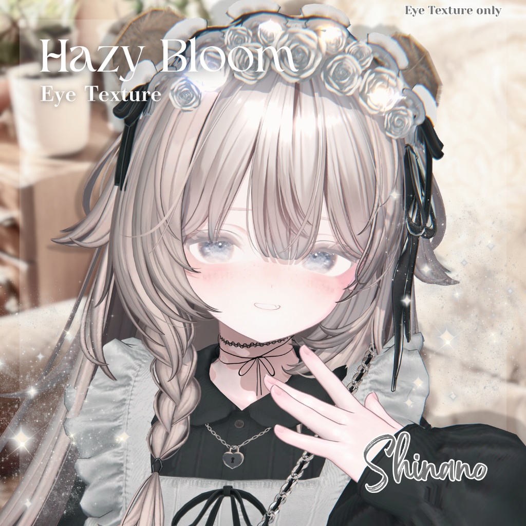 【6アバター対応】Hazy Bloom Eye Texture【5colors】