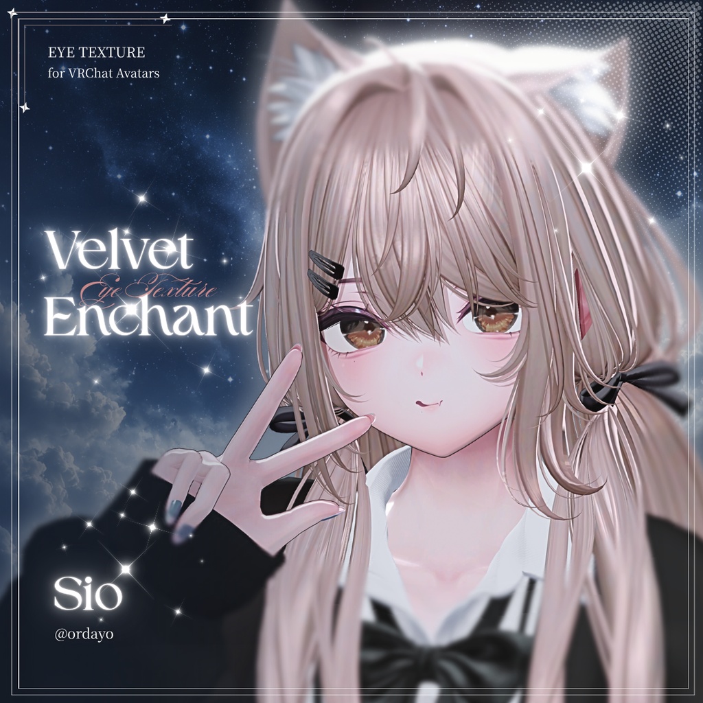 【17 Avatars】Velvet Enchant Eye Texture【10colors】