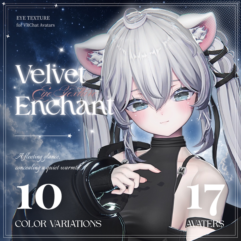 【17 Avatars】Velvet Enchant Eye Texture【10colors】