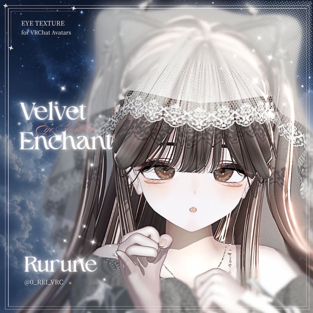 【15アバター対応】Velvet Enchant Eye Texture【10colors】