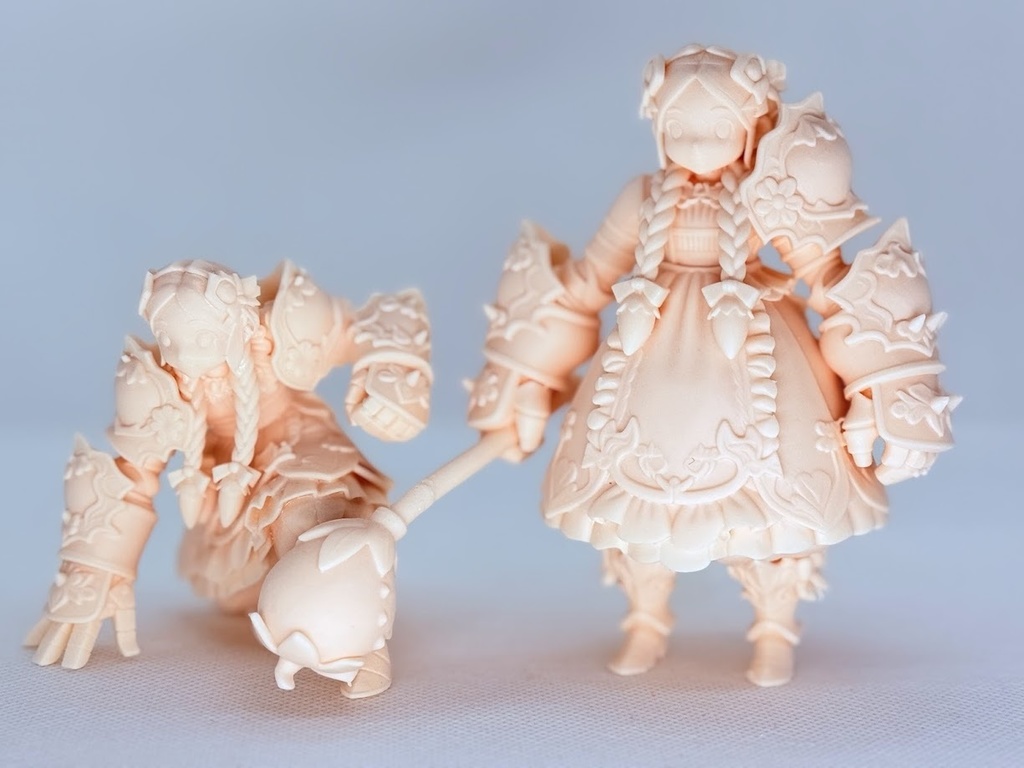 苺x戦士 (Strawberry Warrior) - 3Dプリント用STLデータパック