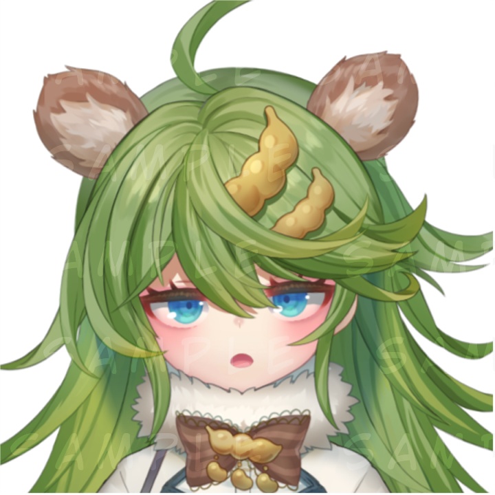 【限定1点/Live2D Model】Edamame hedgehog【キャラクターシート付き】