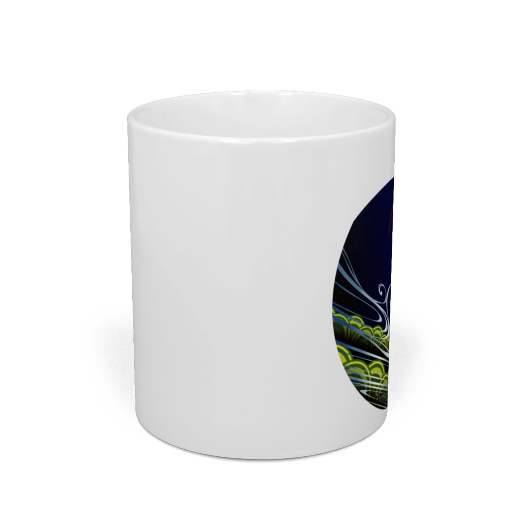 きんととゆるり 紺色 マグカップ