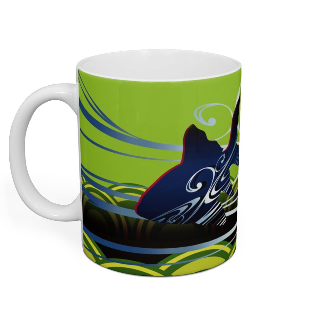 きんととゆるり 紺色2 マグカップ