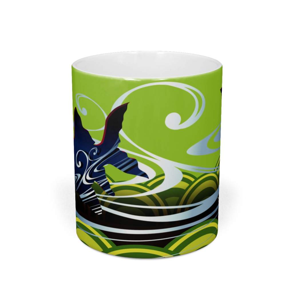 きんととゆるり 紺色2 マグカップ