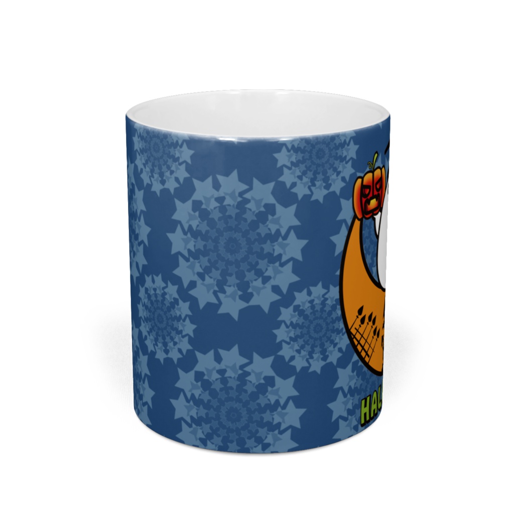 カボチャ畑のふわりん Moon-2 マグカップ