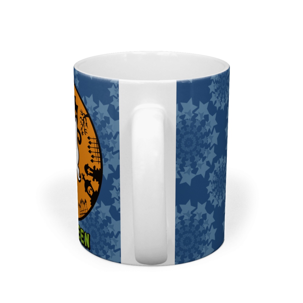 カボチャ畑のふわりん Moon-2 マグカップ