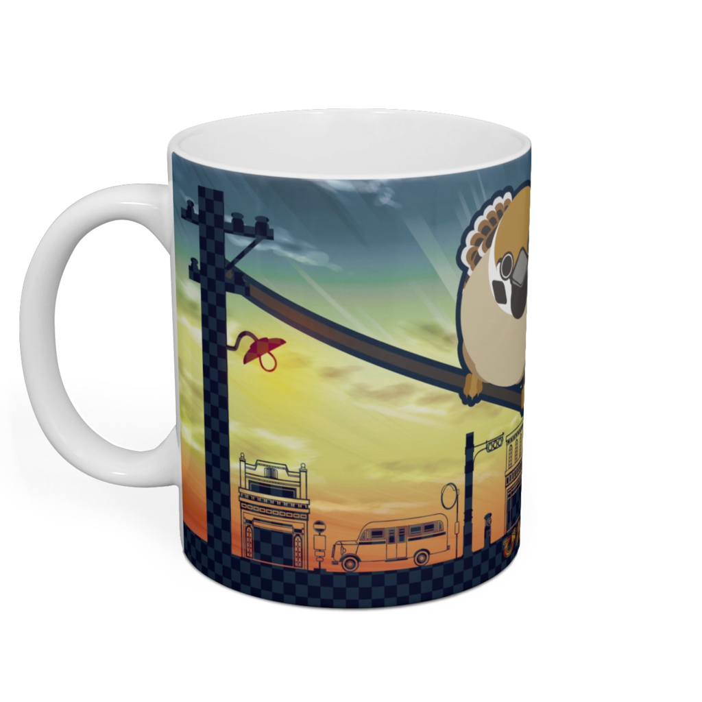 ぴたスズメ マグカップ