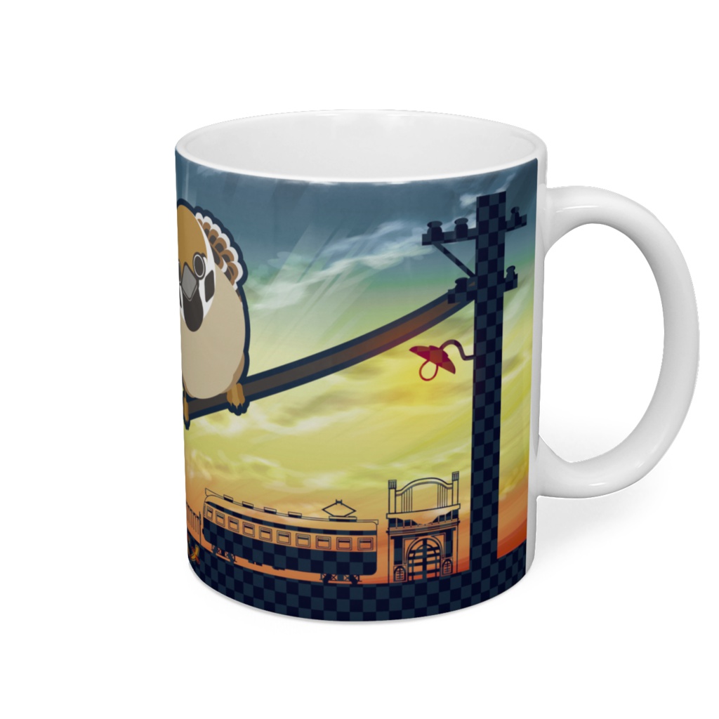 ぴたスズメ マグカップ