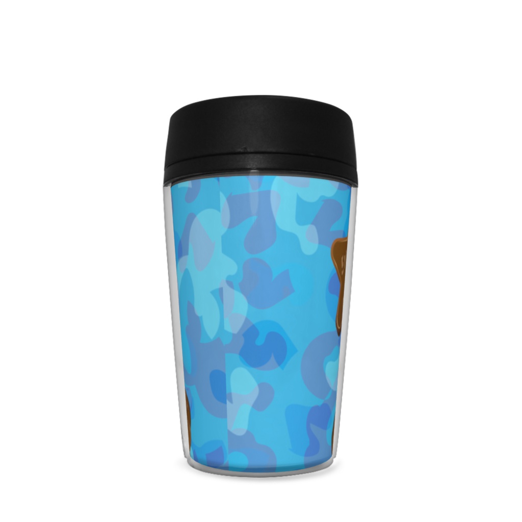 クマチョコ 青 タンブラー