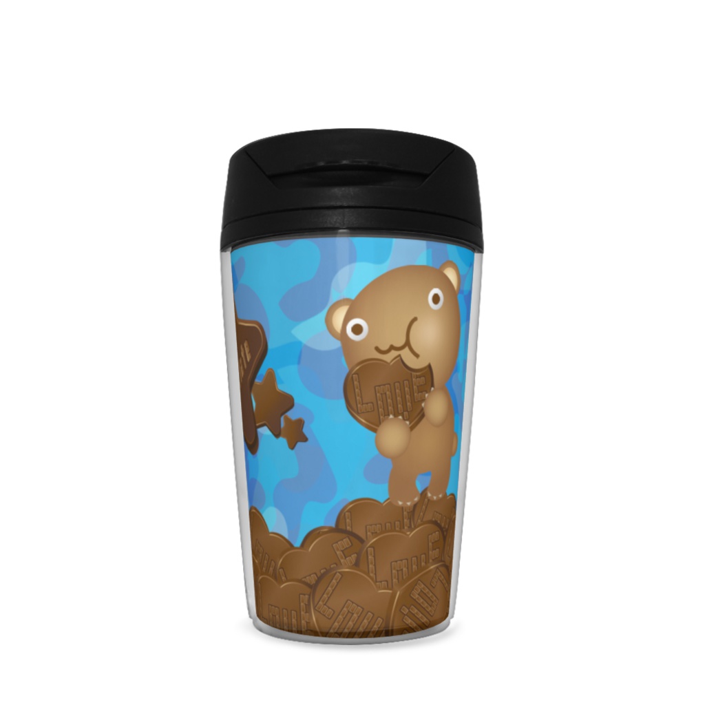 クマチョコ 青 タンブラー