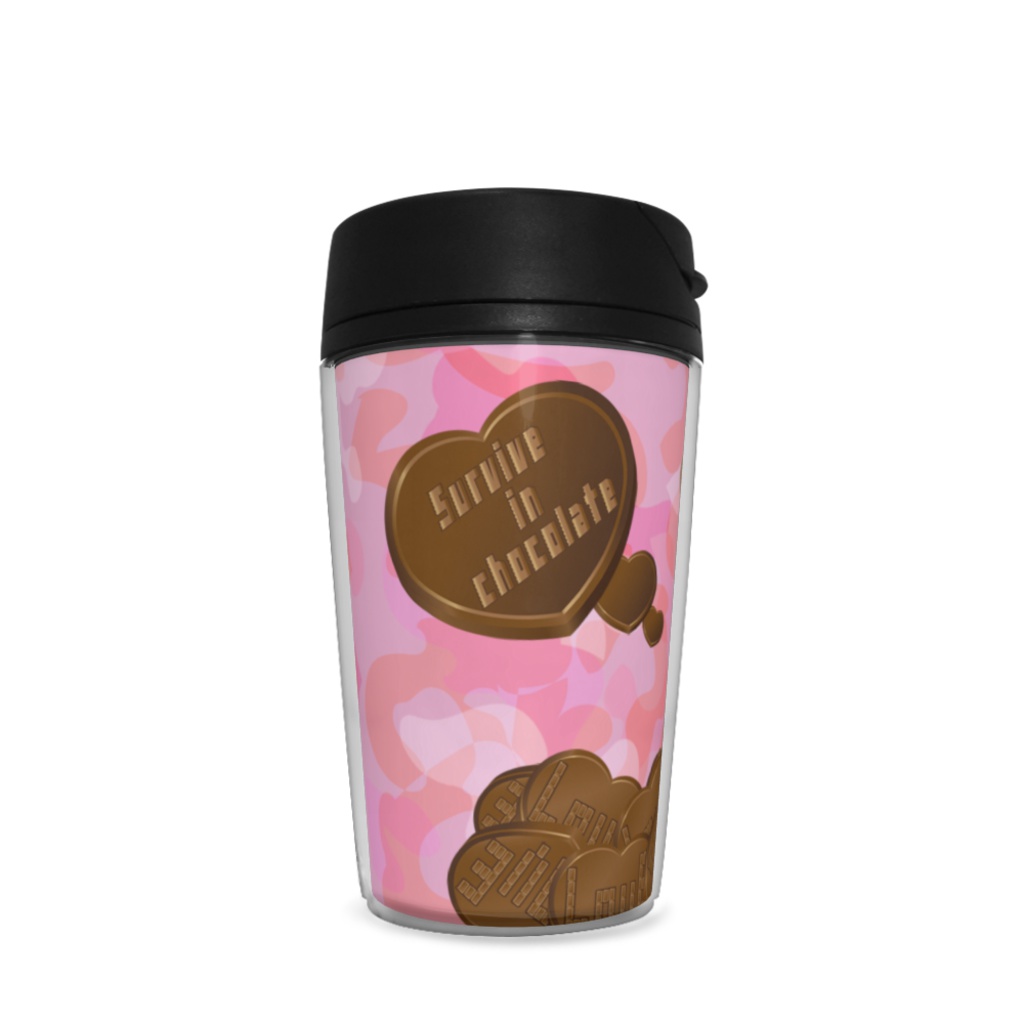 クマチョコ 桃 タンブラー