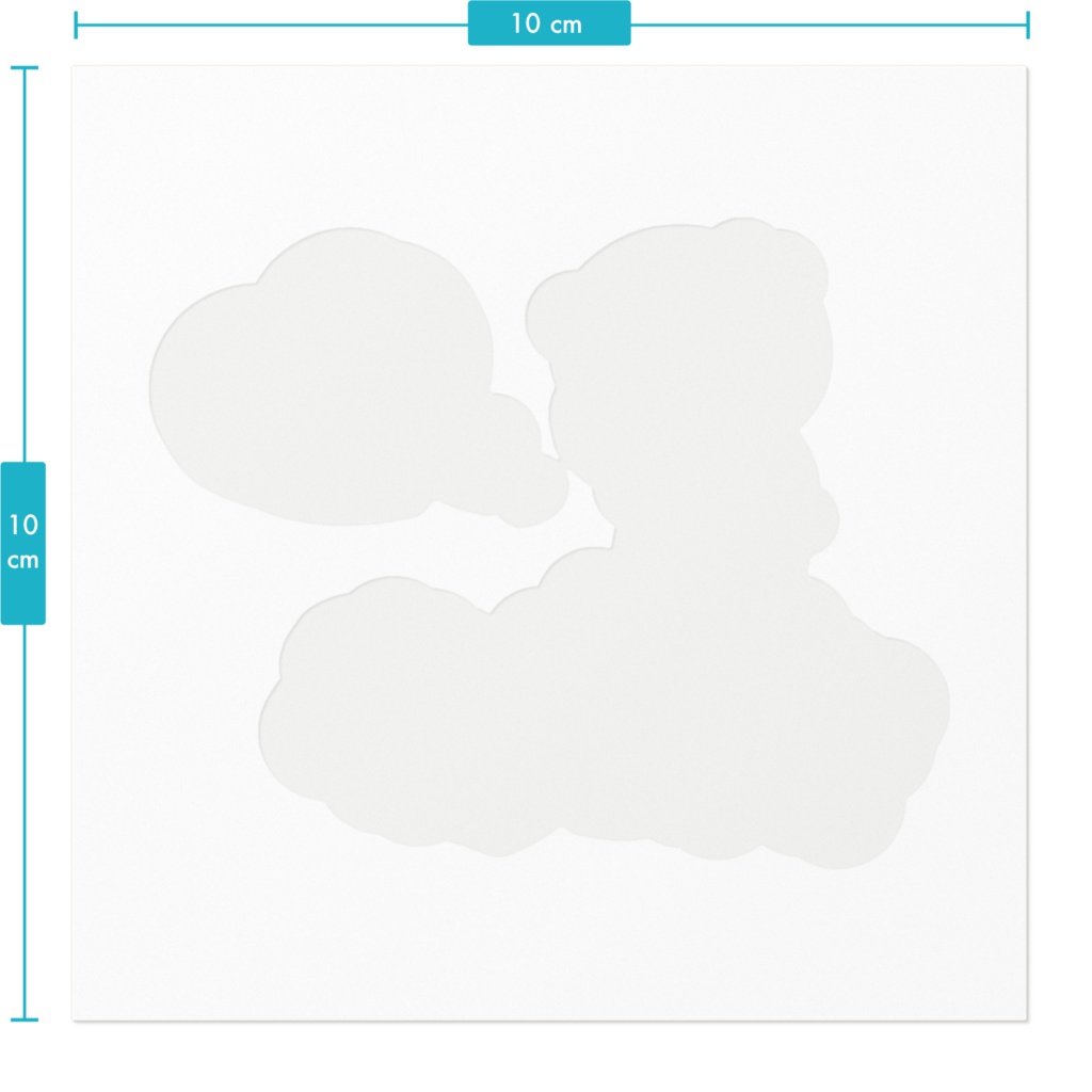 クマチョコ 桃 ステッカー